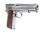 WE M1911 Mate Chrome V3 GAS Blowback bakelite Grip 0.9J