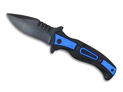 Folding Knife assisted opening 10cm blade BK/Blue