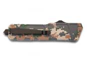 Automatic knife camo blade 9cm glass breaker