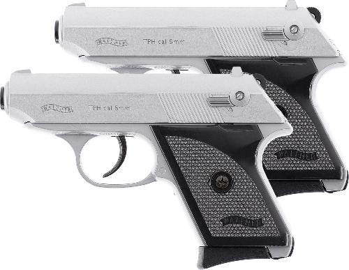 Walther Twin Pack 2 Pistols TPH BK/Chrome Spring 0.5J