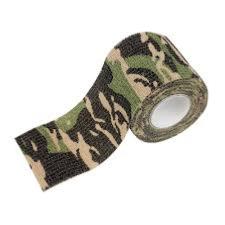 Miltec Woodland Camo adhésive tape (4.5m)