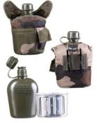 US Camo style 1L PVC Canteen with cup and cover