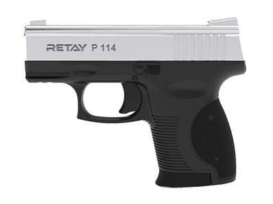 Retay P114 9mm P.A.K Matte Chrome