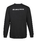 City Guard Sweat-shirt Sécurité Privée fenêtre Matricule noir 3XL
