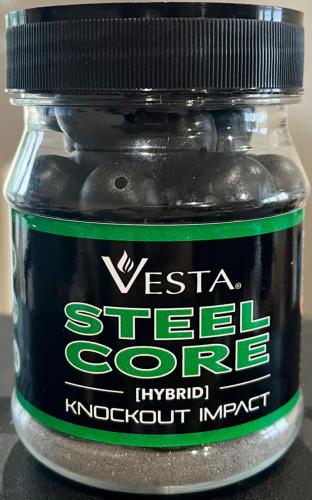 Vesta Bottle of 50 Steel Core/Knockout Impact Balls Cal. 0.68