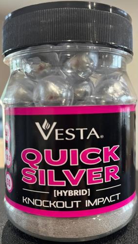 Vesta Bottle of 50 Quicksilver/Knockout Impact Balls Cal.0.68