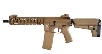 Delta Armory M4 MK18 Full Metal Tan Alpha AEG 1J