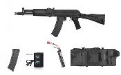 S&T AK105 AEG 6mm Full Metal Value Pack+Case+1 additionnal magazine