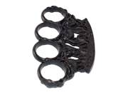 Knuckle Duster Skulls Flames Chain