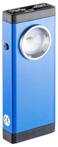 Shocker Blue Vintage Pocket Flashlight 500K Volts 200 Lumens USB+Clip