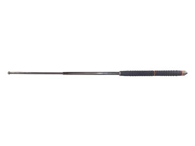 Steel Telescopic Truncheon Elastomer Grip 38 inches Black