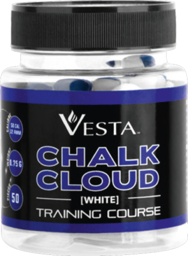 Vesta Bottle of 50 Chalk Cloud balls Cal. 0.50