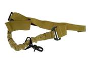 Guerilla Tactical Sling 1 point Bungee TAN