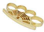 Knuckle Duster Spider Gold Metal 140gr