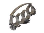 Knuckle Duster Grey Spider & Skulls