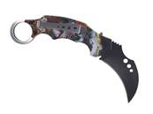 Automatic Karambit knife Skull