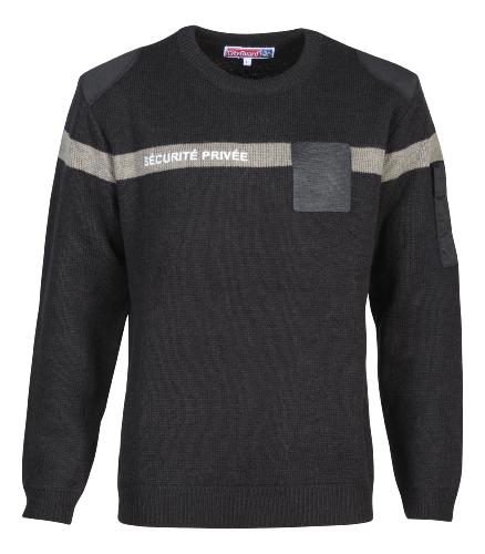 City Guard Pull Sécurité avec fenêtre noir 2XL