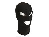 3 hole Commando Hood BK Cotton