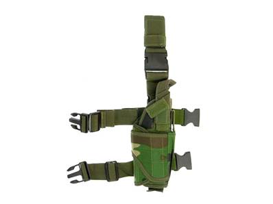 Guerilla Tactical Drop Leg Holster Woodland