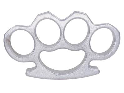 Knuckle Duster Grey Metal 150gr + nylon pouch