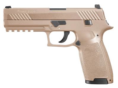 Sig Sauer Pistol P320 4.5mm Metal Blowback FDE 2.8J +2 mag