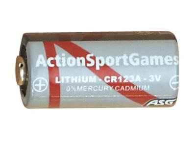 ASG Lithium CR123A 3V