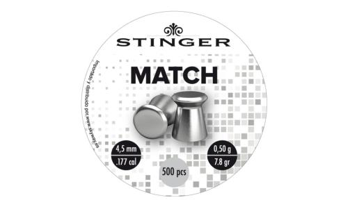 Stinger Flat 4.5mm .177 Pellets 0.50g (x500)