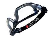 Safety protection glass with foam and stretch EN166
