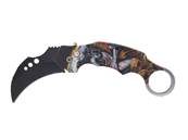 Automatic Karambit knife Skull