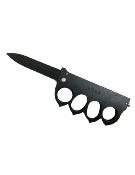 Knuckle with Folding Knife US 1918 w/ 10cm blade BK + glass-breaker