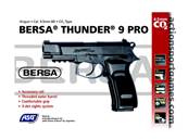 Bersa Thunder 9 Pro 4.5mm bb CO2 Fixed Slide 2.6J