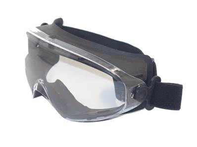 Safety mask Clear glass black headband EN166B