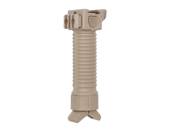 Guerilla Tactical RIS Bipod Grip TAN