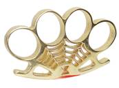 Knuckle Duster Spider Gold Metal 140gr