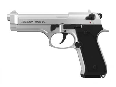 Retay Mod 92 9mm P.A.K Matte Chrome