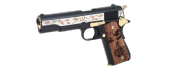 G&G 1911 Pistol GBB Year of Tiger Metal/Wood Gold 0.9J+wood box
