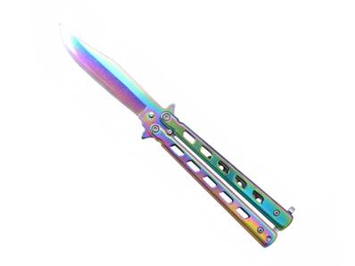 Butterfly Balisong Knife Anodised 8cm Blade