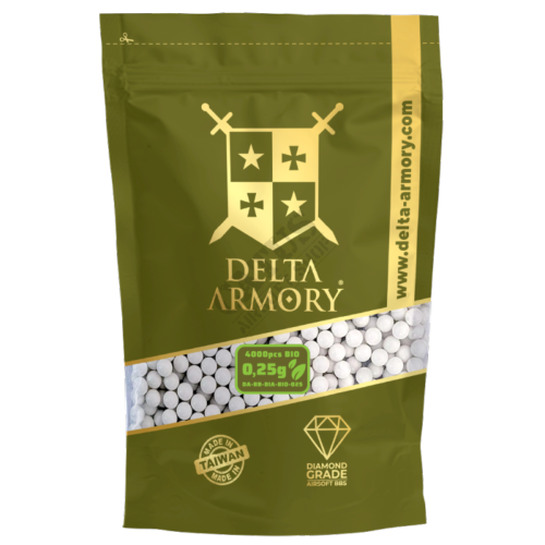 Delta Armory DIAMOND BIO BBs 0.25g (x4000) 1kg bag