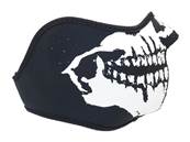 DMoniac "Skull" Neoprene Half Face Mask BLACK