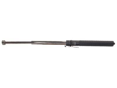 Telescopic Truncheon 21 inches Dark Chrom spring operated rubber grip