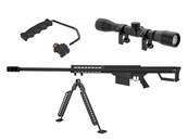 Pack Lancer Tactical LT-20B Sniper M82 BK (handle + bipod + scope)
