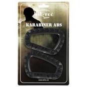 Miltec 2 carabiner ABS Tan 8.4cm