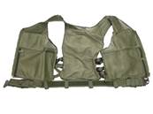 DMoniac Tactical Vest Olive 8 pouch holster + belt