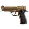 Blow Blank pistol F92 Gold Full-Auto 9mm P.A.K BK