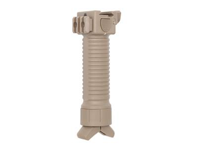 Guerilla Tactical RIS Bipod Grip TAN