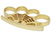 Knuckle Duster Spider Gold Metal 140gr