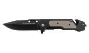 Folding Knife Stinger Bora ST2 Blade 9,7cm Cutting notch & Belt Clip