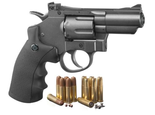 Crosman SNR357 Revolver 4.5mm Dual Power (.177) Pellet/BB Co2 <3J