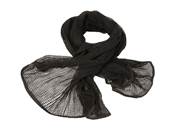 Net Scarf BLACK 190x90 cm