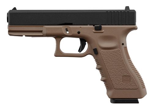 KJ Works KP-17 Pistol Gas BlowBack Full Metal TAN 0.8J